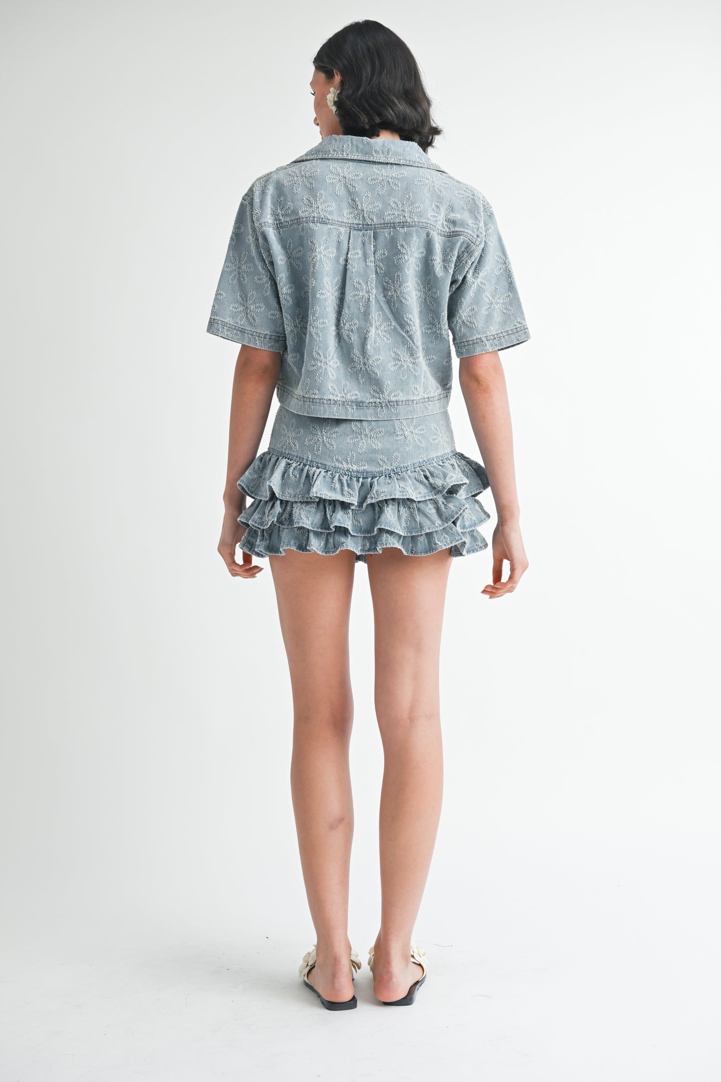 Zinnia Denim Top