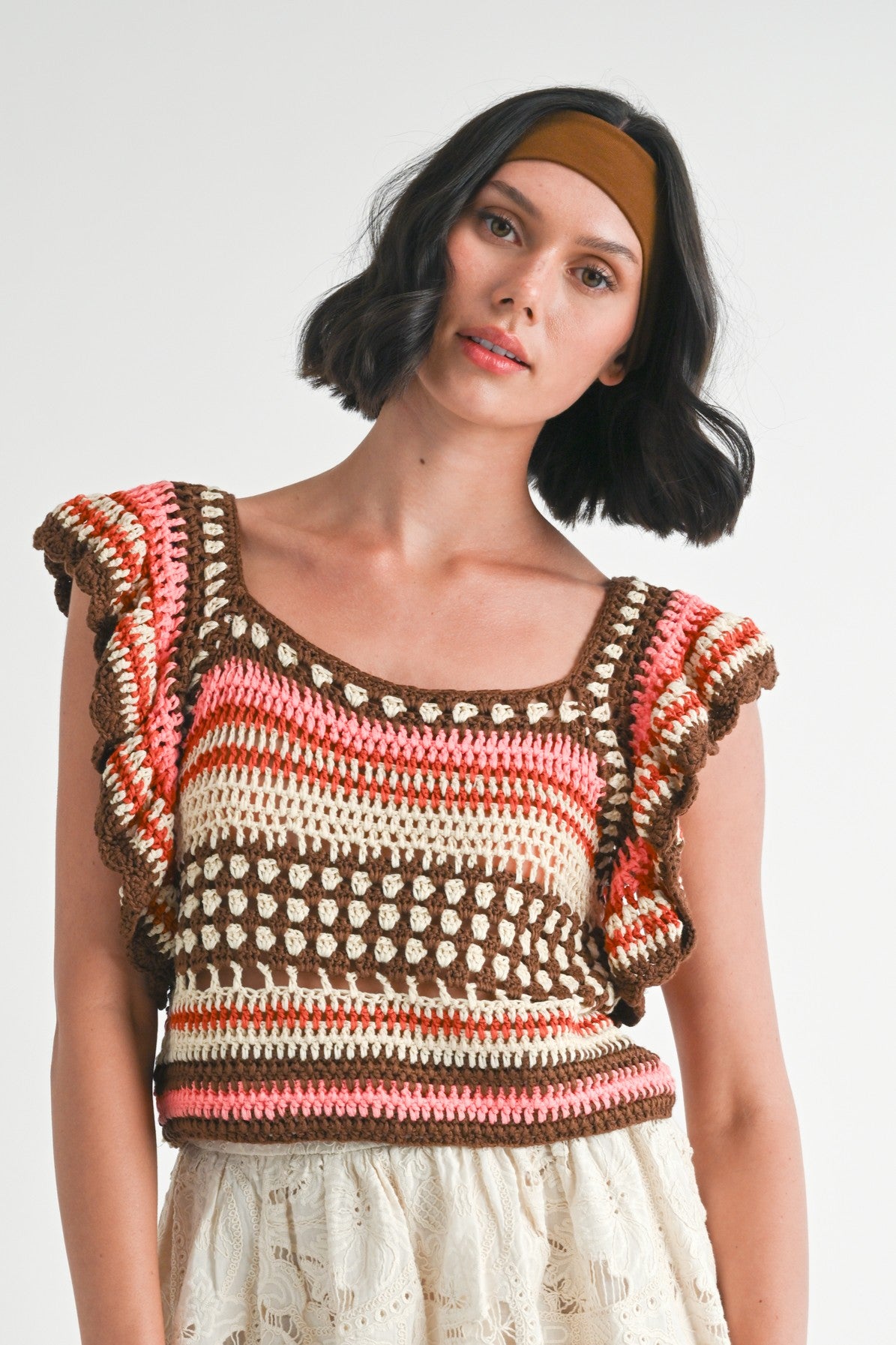 Mireille Crochet Top