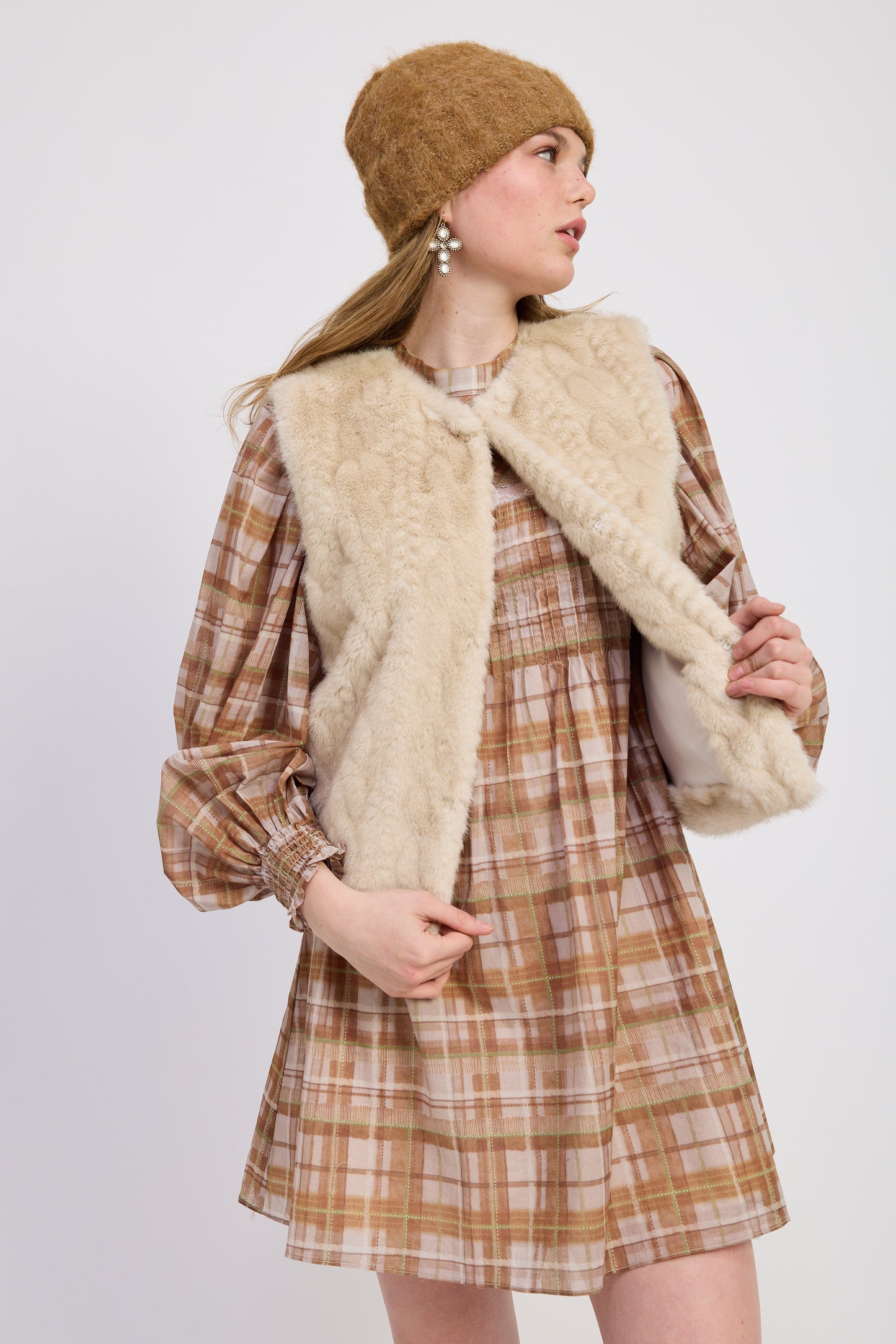 Nevaeh Vegan Fur Vest