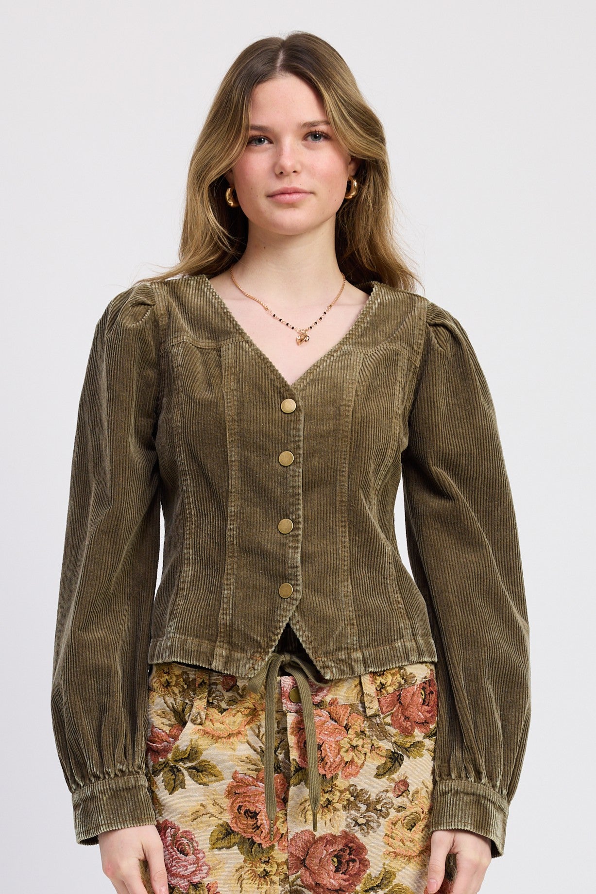 Sylvie Corduroy Top