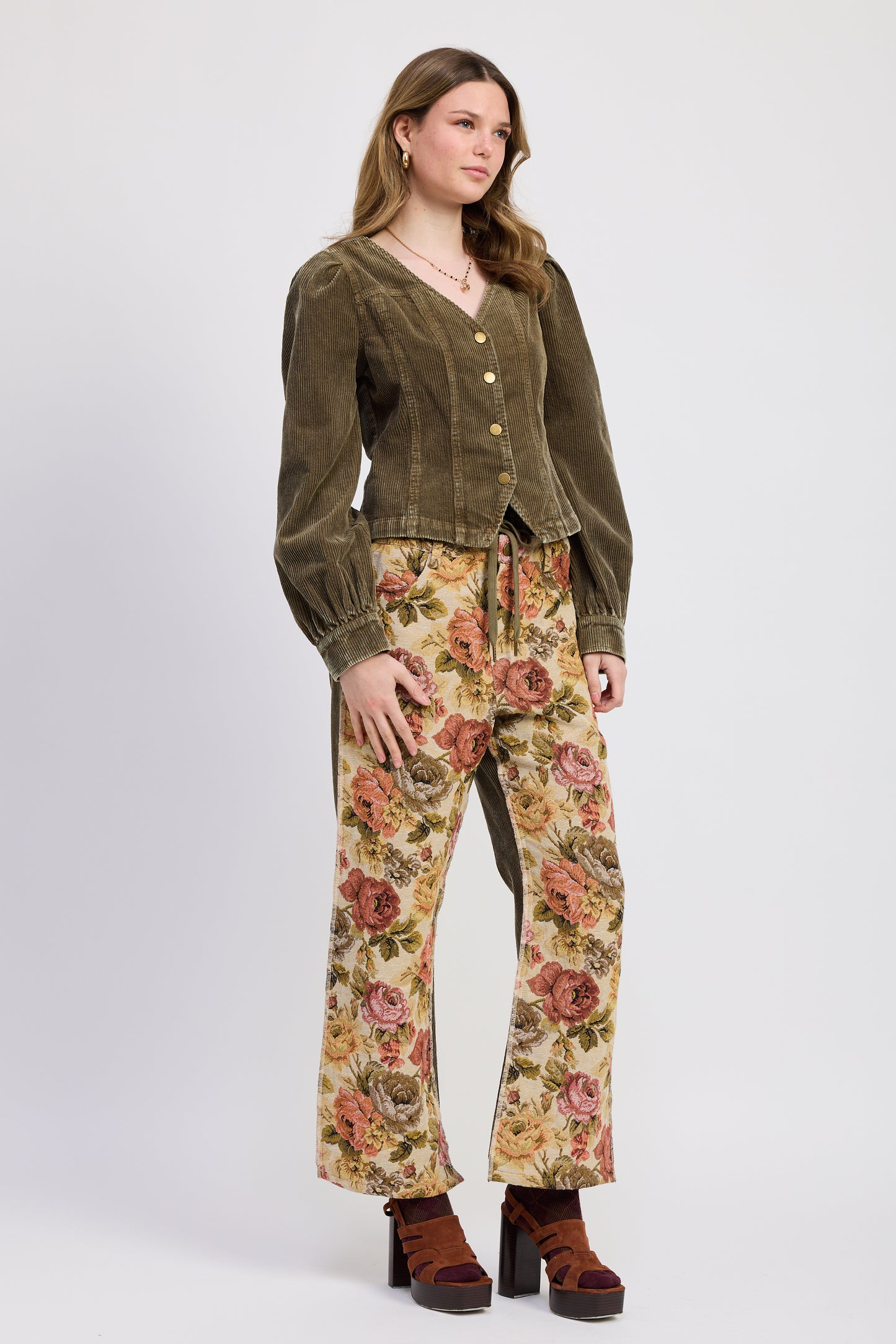 Sylvie Corduroy Top