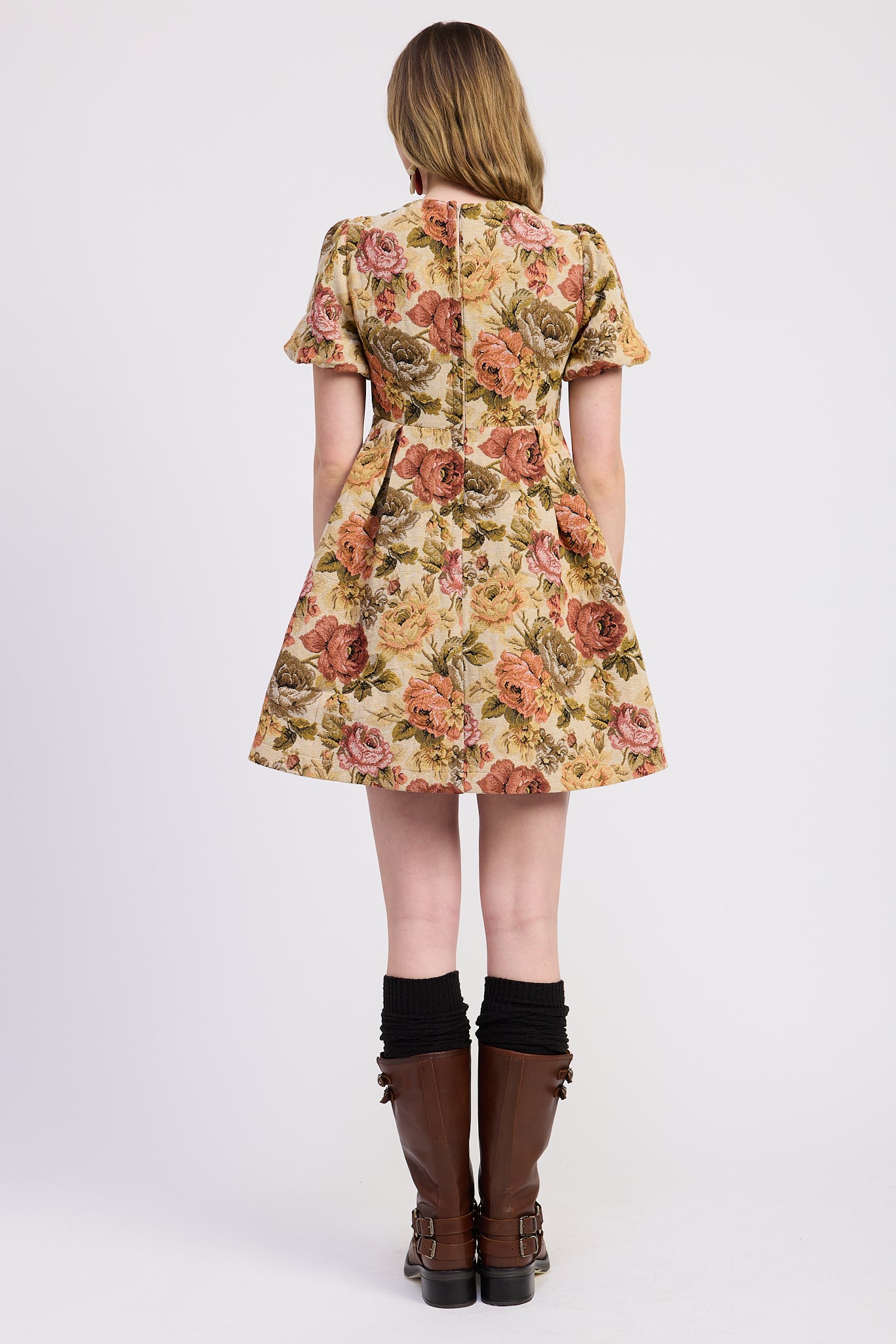 Nathalia Babydoll Mini Dress