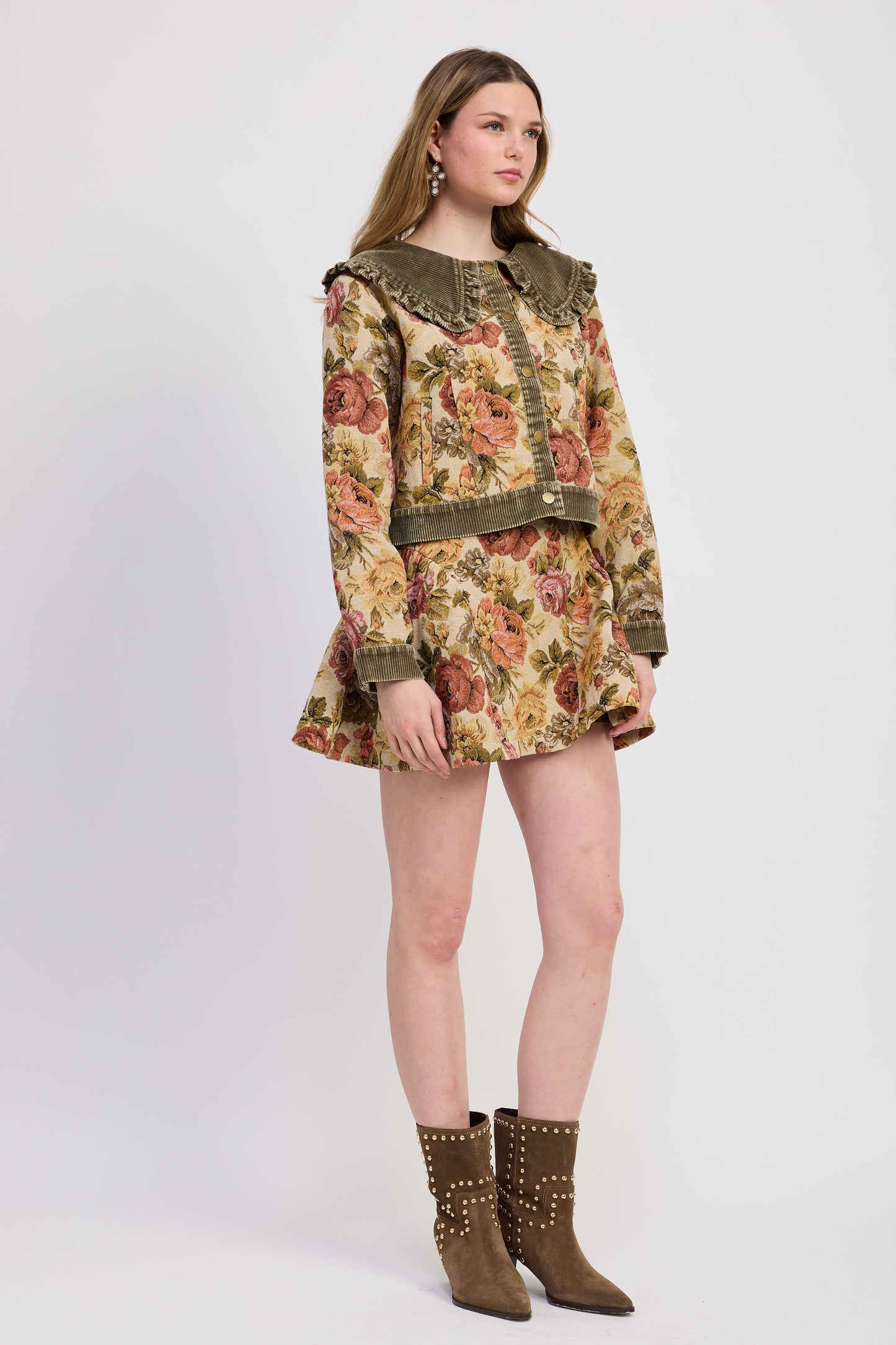 Nathalia Mixed Media Jacket