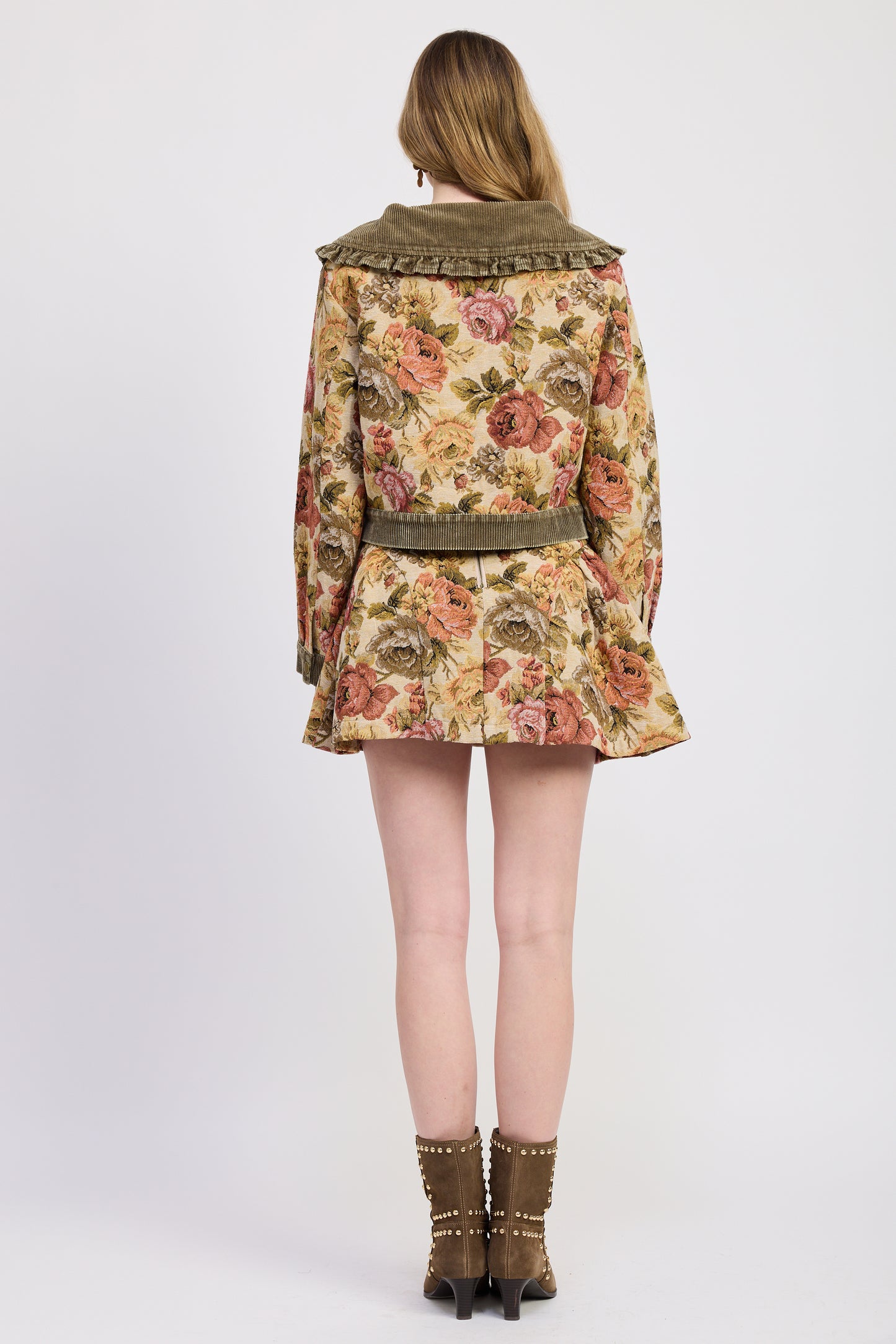 Nathalia Mixed Media Jacket