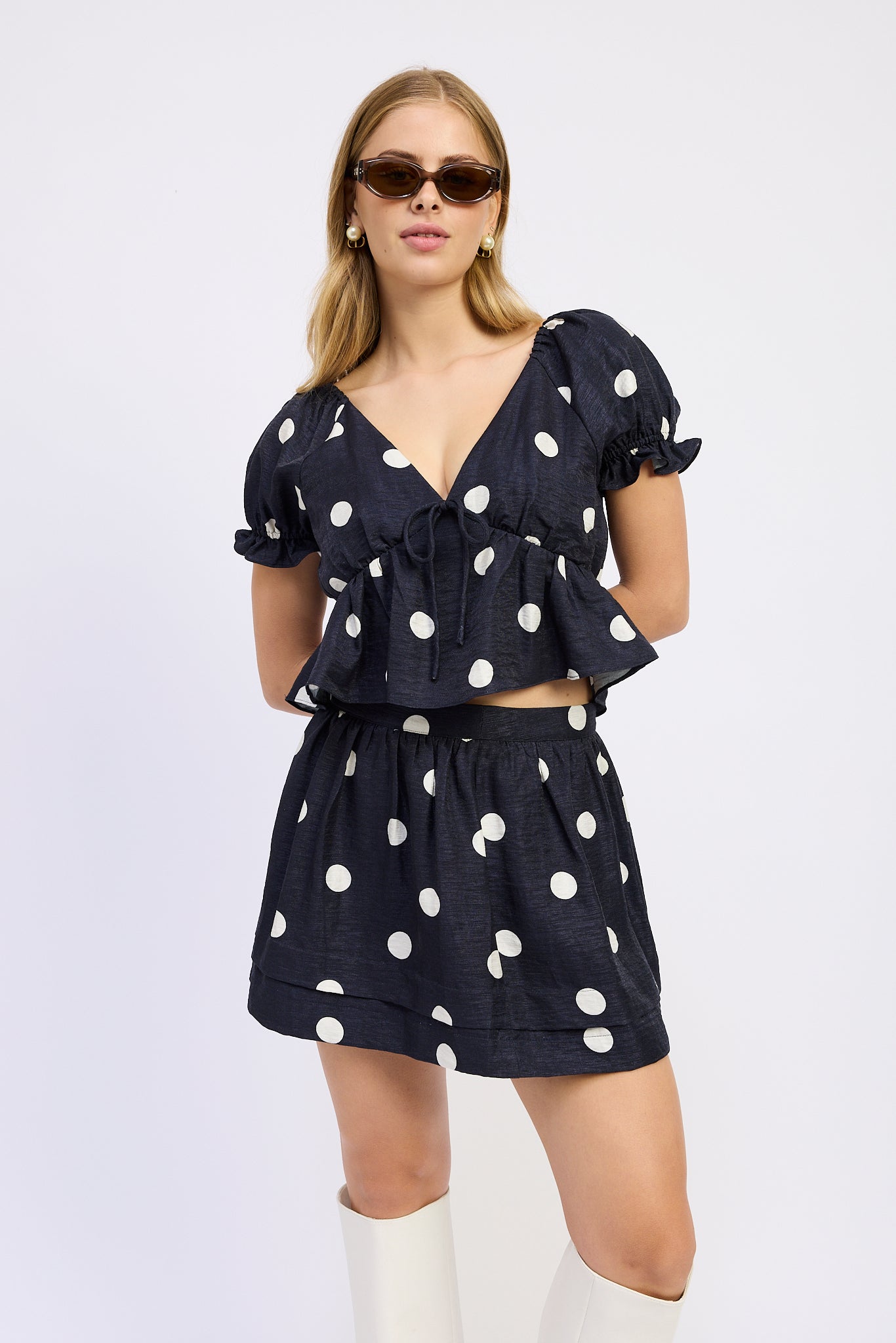 Libby Peplum Top