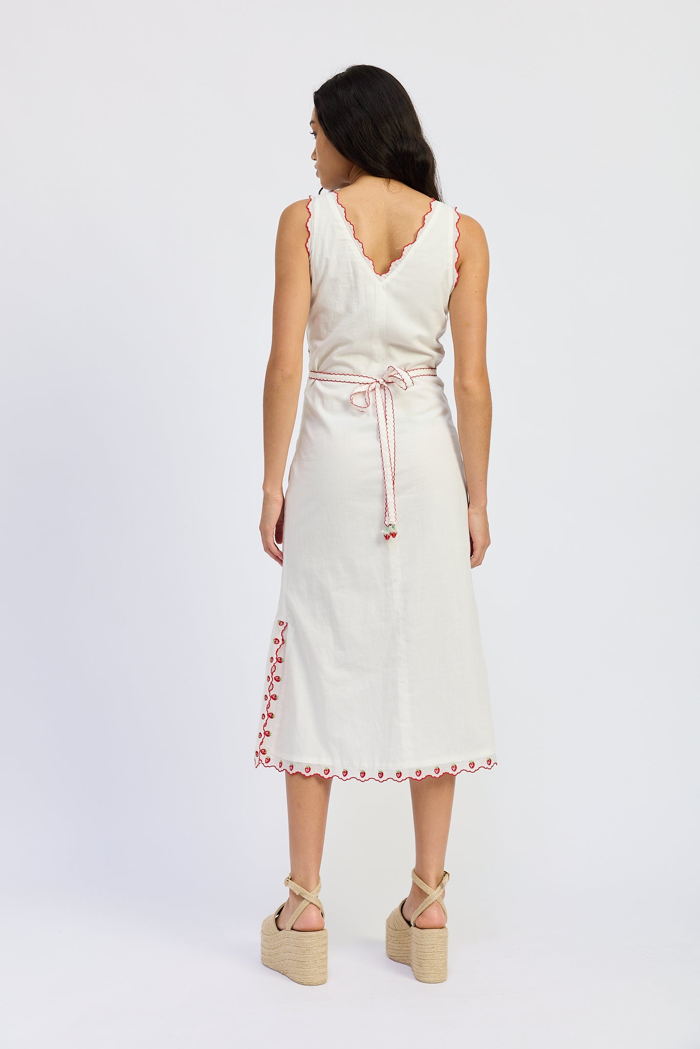 Bonnie Embroidered Midi Dress