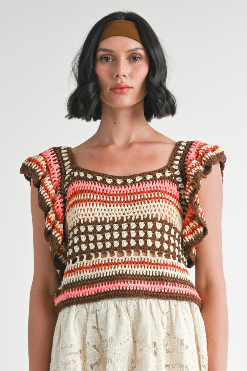 Mireille Crochet Top