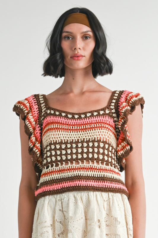 Mireille Crochet Top