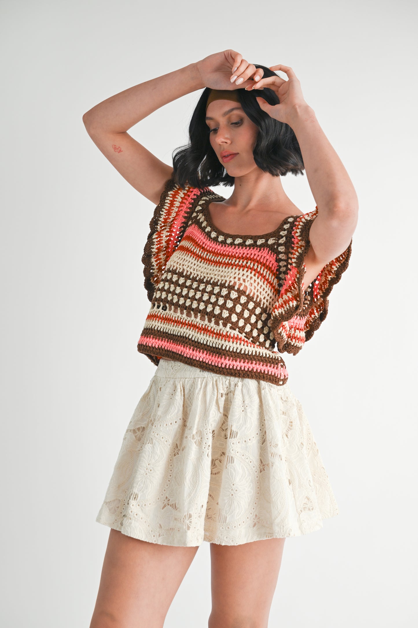 Mireille Crochet Top