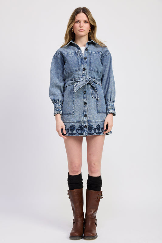 Elodie Mini Shirt Dress