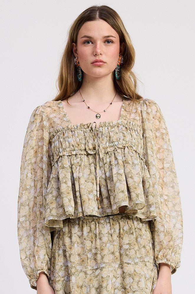Genevieve Baby doll Top