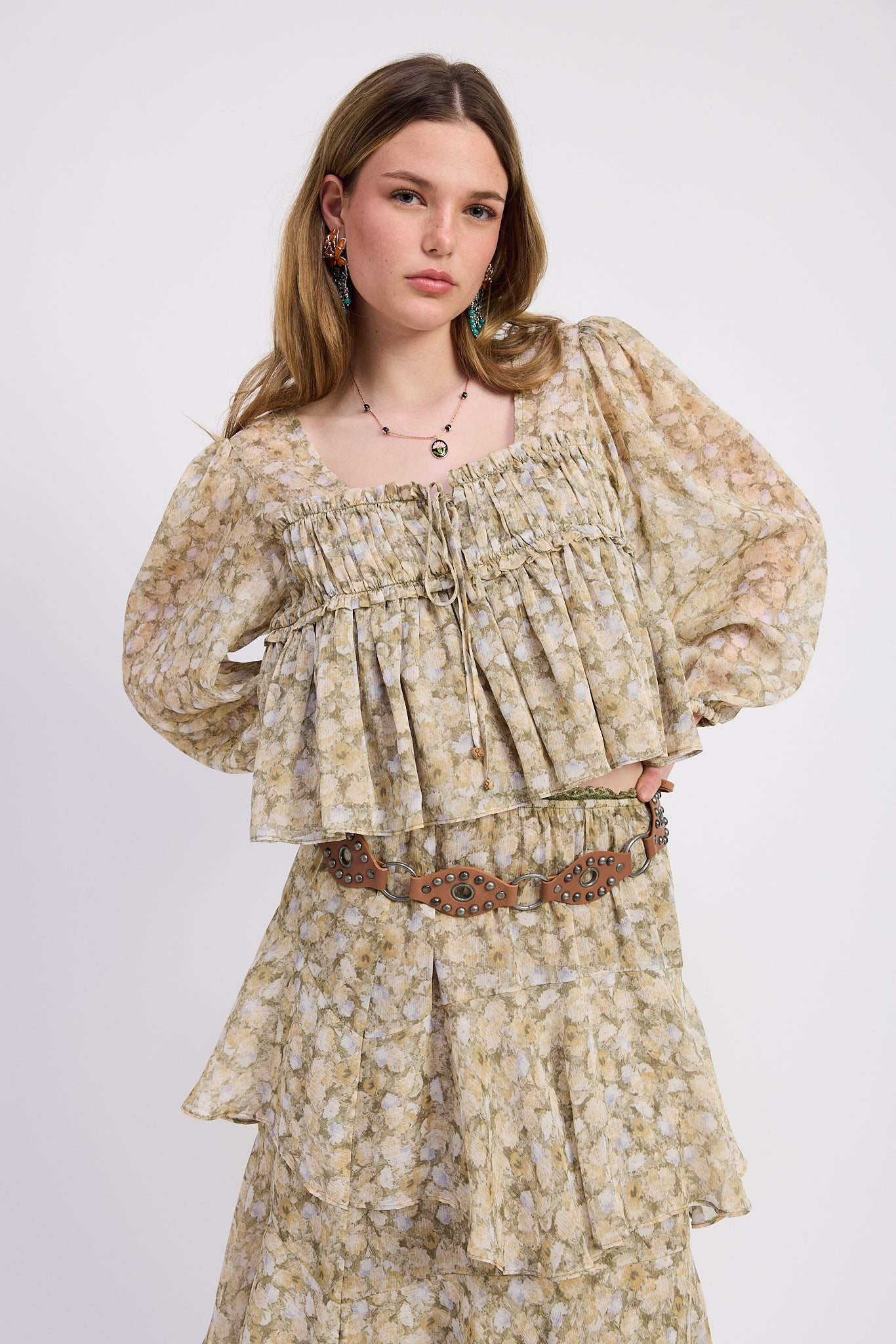 Genevieve Baby doll Top