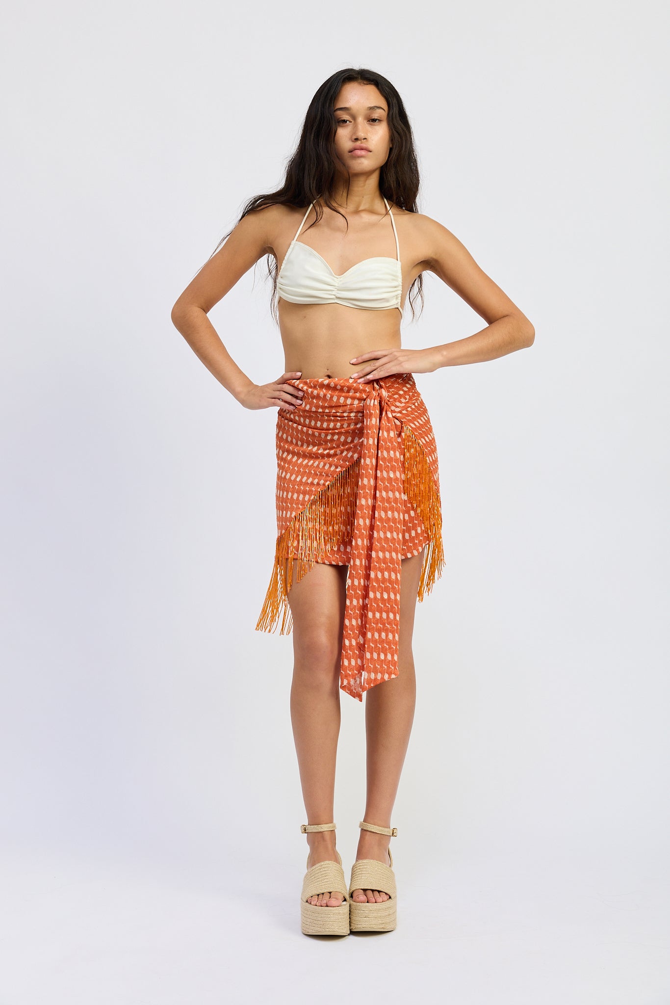 Lex Fringe Mini Skirt