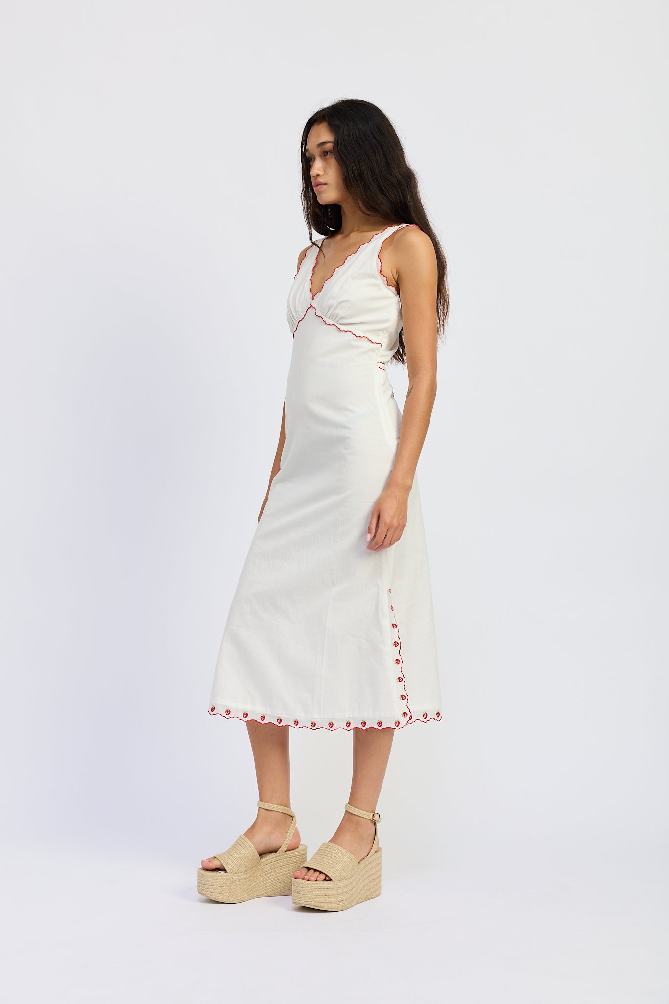 Bonnie Embroidered Midi Dress