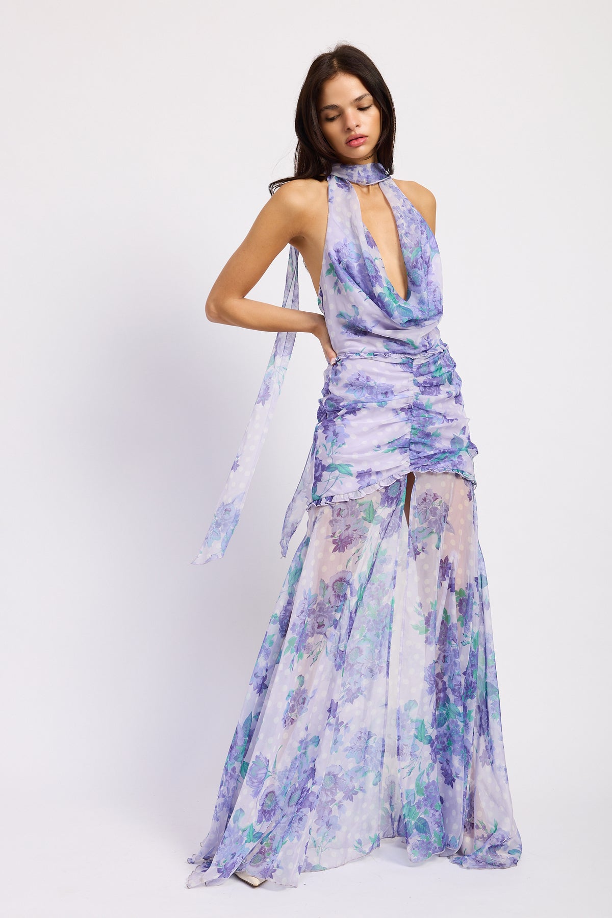 Brady Ruched Maxi Dress