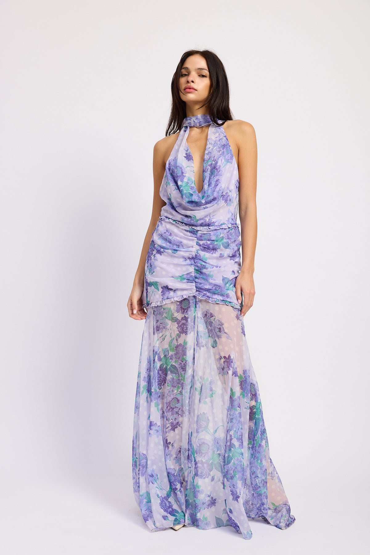 Brady Ruched Maxi Dress