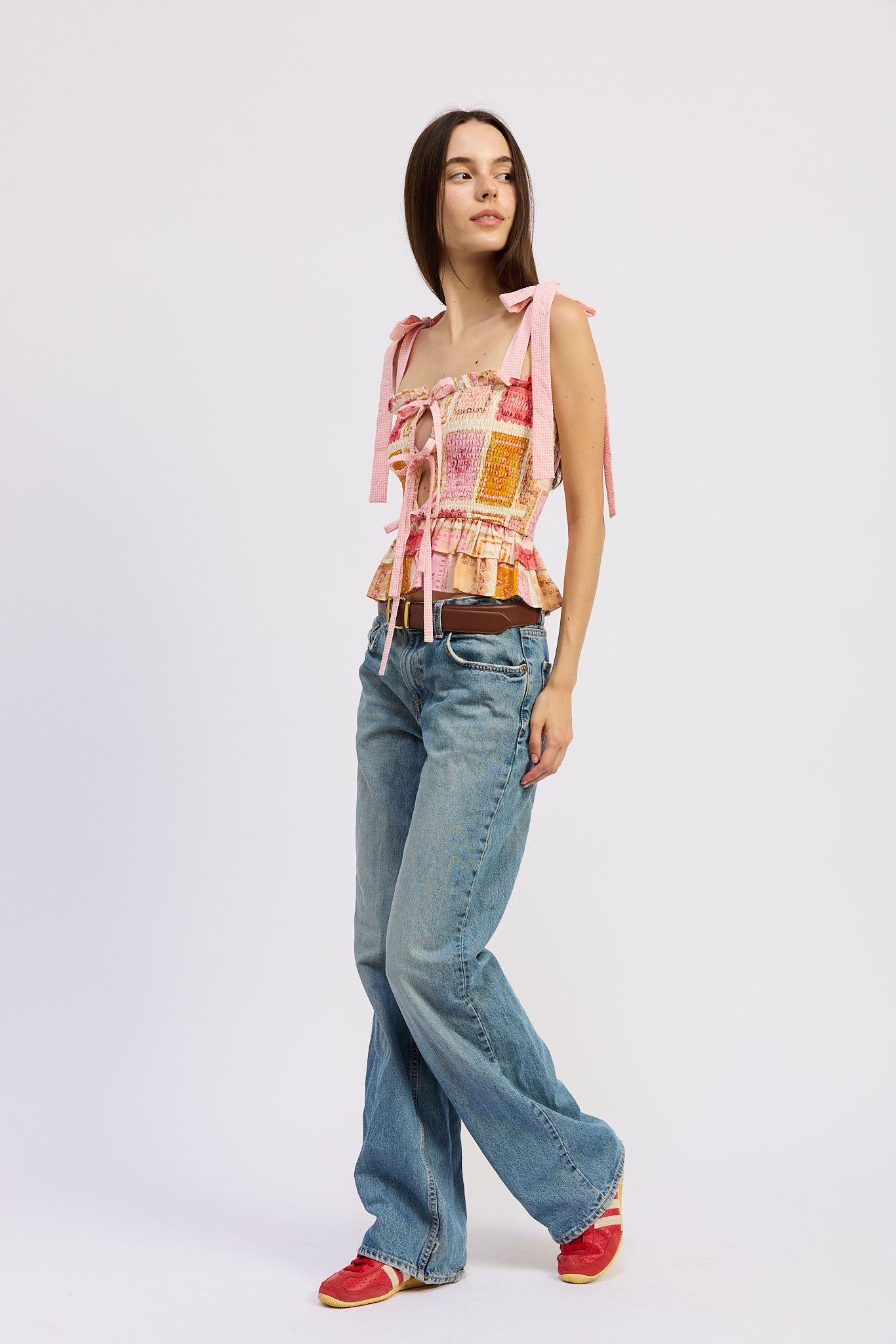 Esmeralda Peplum Top